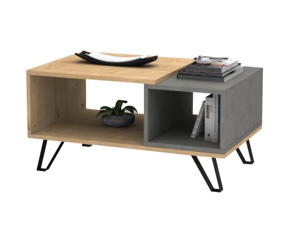 Dmodül Metal Ayaklı Otto Orta Sehpa 90cm