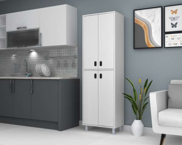 Dmodül Galaxy Çok Amaçlı Dolap 62cm Beyaz M-190