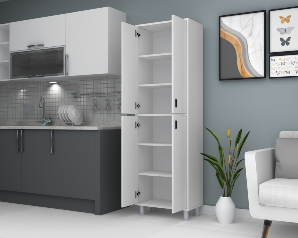 Dmodül Galaxy Çok Amaçlı Dolap 62cm Beyaz M-190