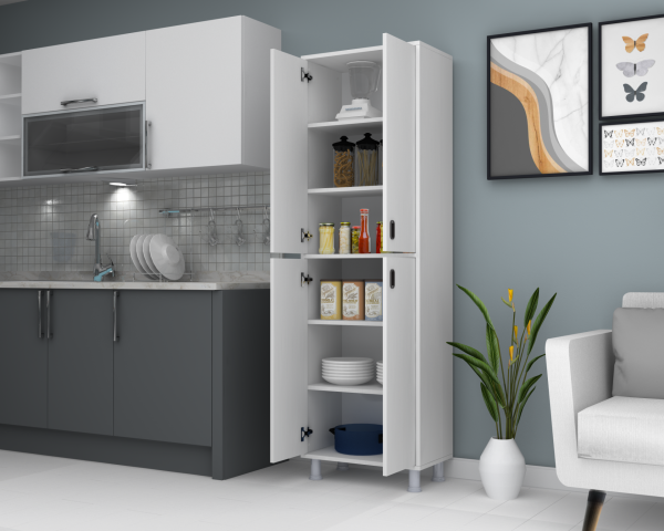 Dmodül Galaxy Çok Amaçlı Dolap 62cm Beyaz M-190