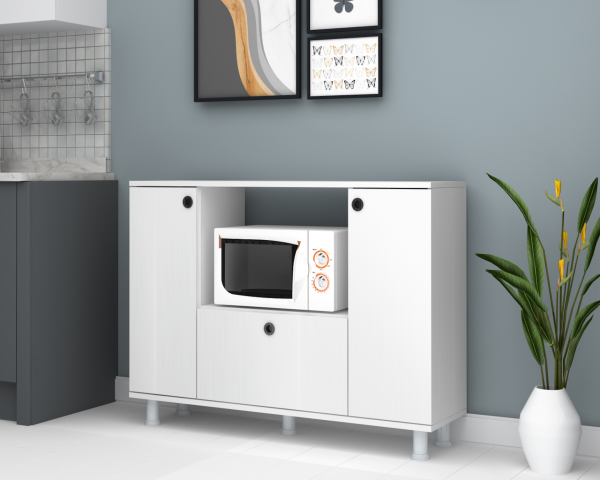 Dmodül Nova Çok Amaçlı Dolap 120cm Beyaz