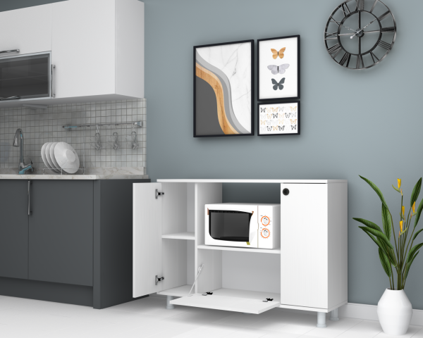 Dmodül Nova Çok Amaçlı Dolap 120cm Beyaz