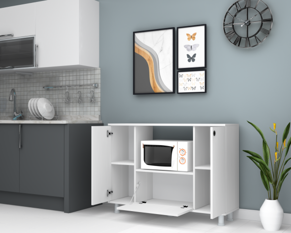 Dmodül Nova Çok Amaçlı Dolap 120cm Beyaz