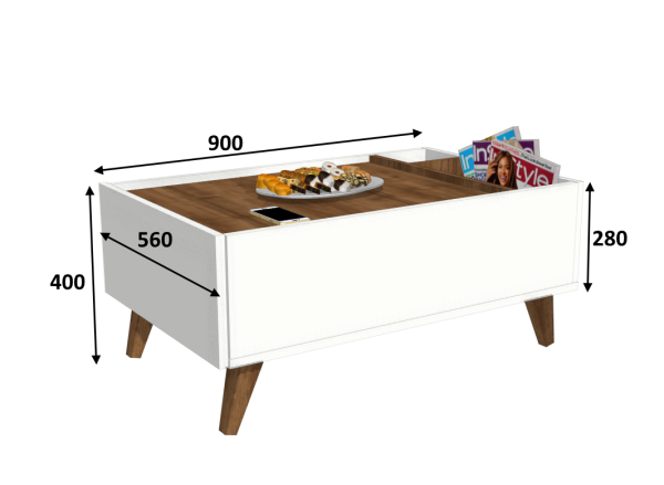 Dmodül Oslo Orta Sehpa 90 cm