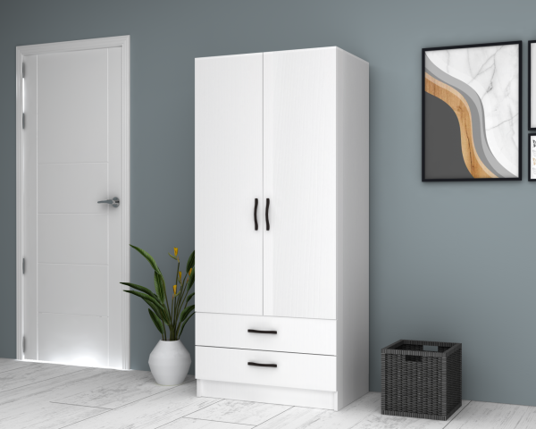 Hazan Gardırop 80cm Beyaz