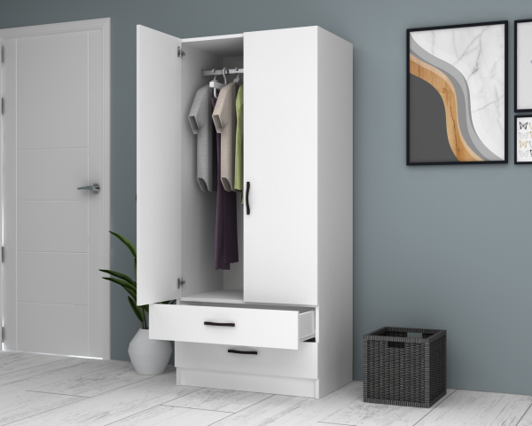 Hazan Gardırop 80cm Beyaz