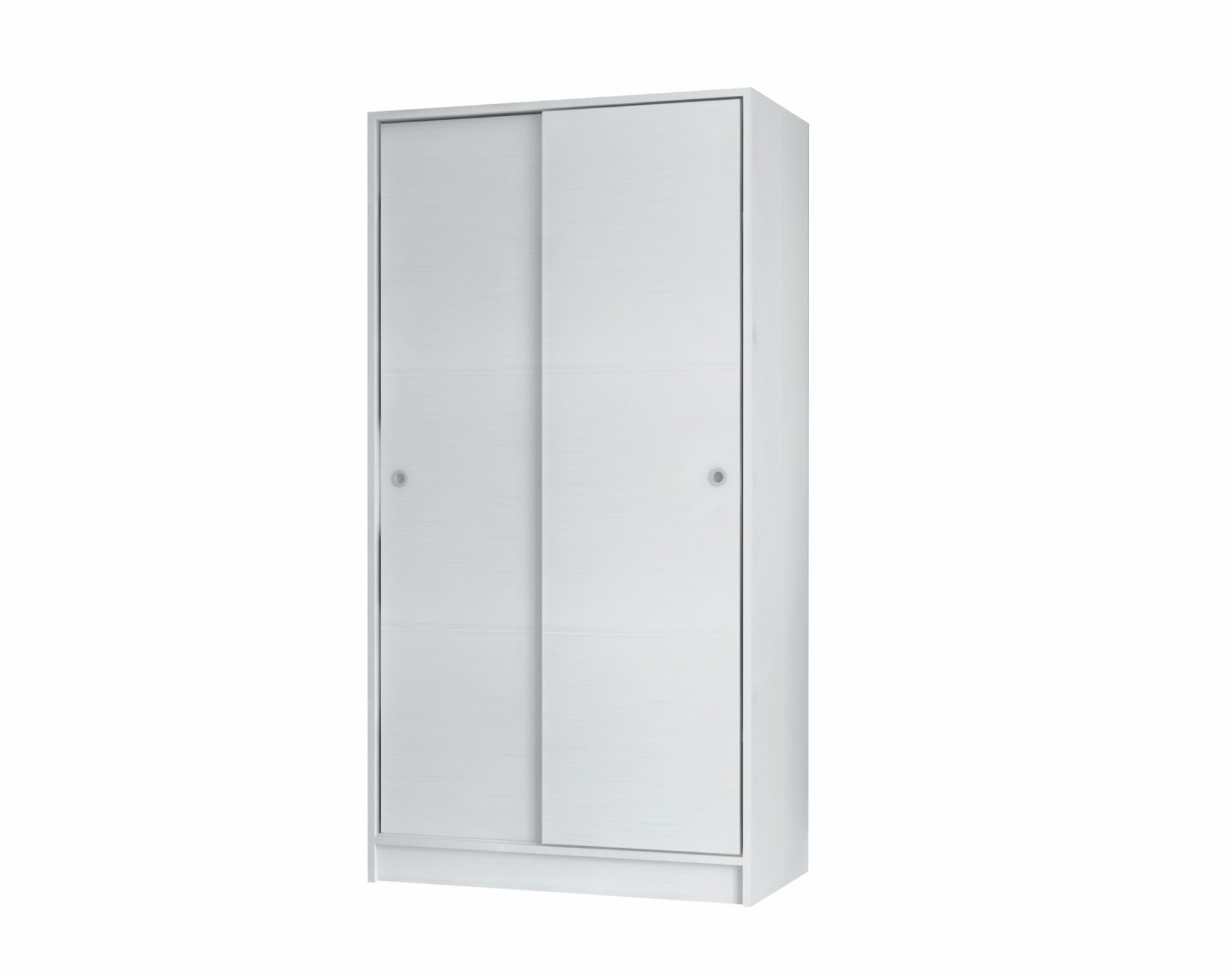 Mento Sürgülü  Gardırop 94cm Beyaz Derinlik 52cm