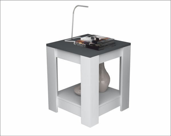 Dmodül Rio Sehpa 50cm Gri Beyaz