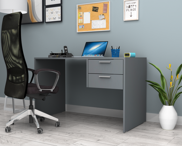 Dmodül Mega Çalışma Masası 120 cm Koyu Gri