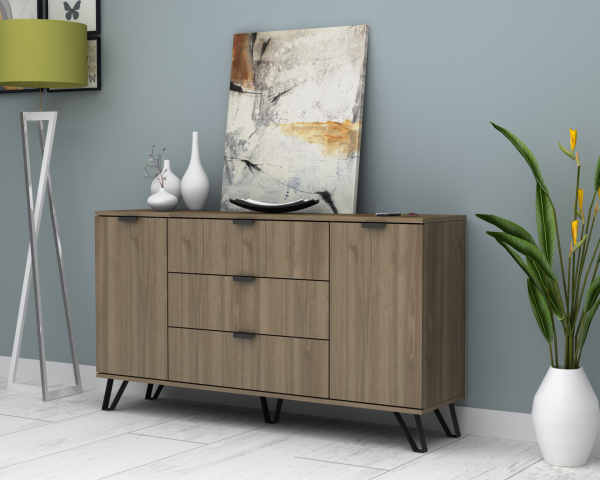 Dmodül Touch Konsol Çok Amaçlı Dolap 160 cm Ceviz