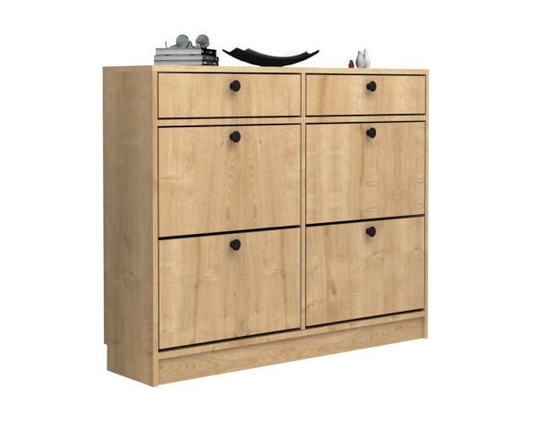 Dmodül Mod Ayakkabılık 120 cm Meşe Derinlik 30cm