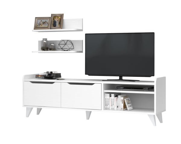 Dmodül Doruk Tv Ünitesi 160 cm Beyaz
