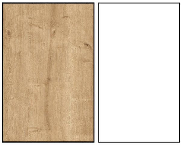 Dmodül Ege Tv Ünitesi 280 cm Meşe Beyaz