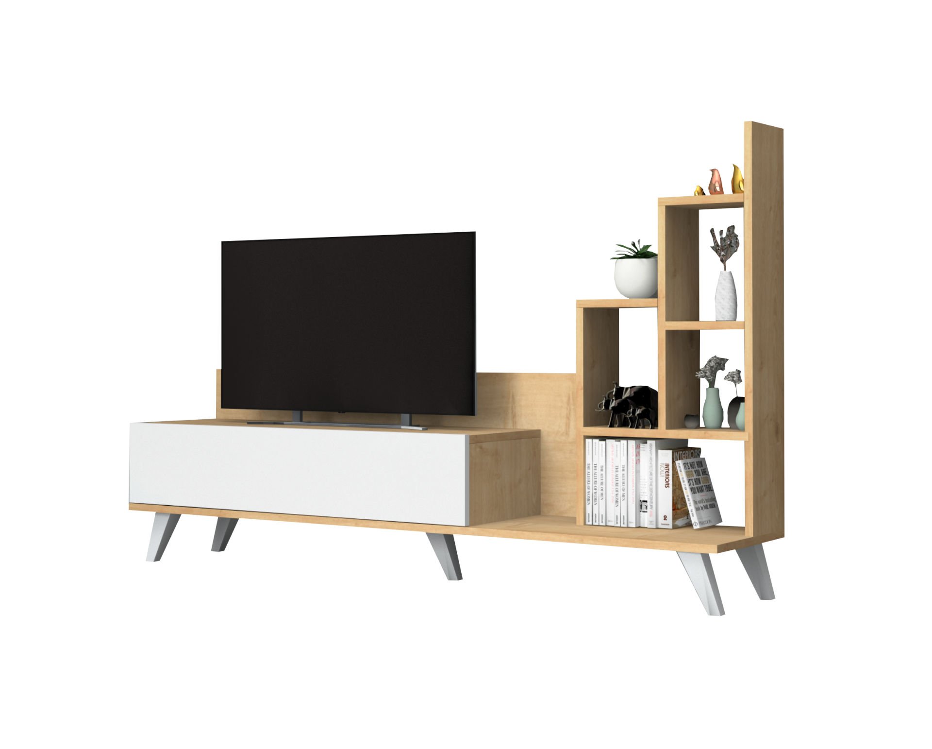 Dmodül Bingo Tv Sehpası 160 cm Meşe