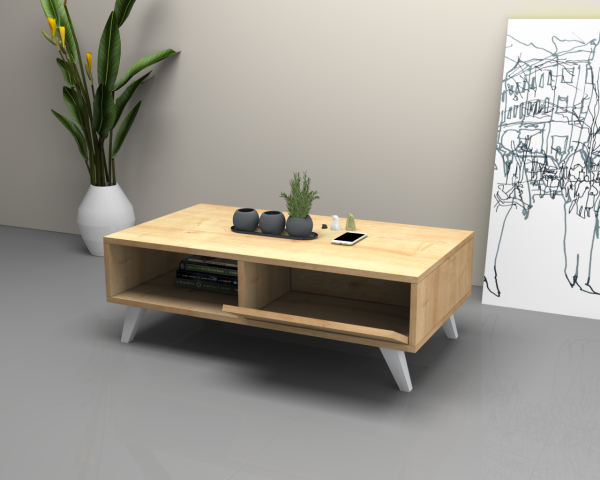 Dmodül Aster Orta sehpa 120 cm Meşe