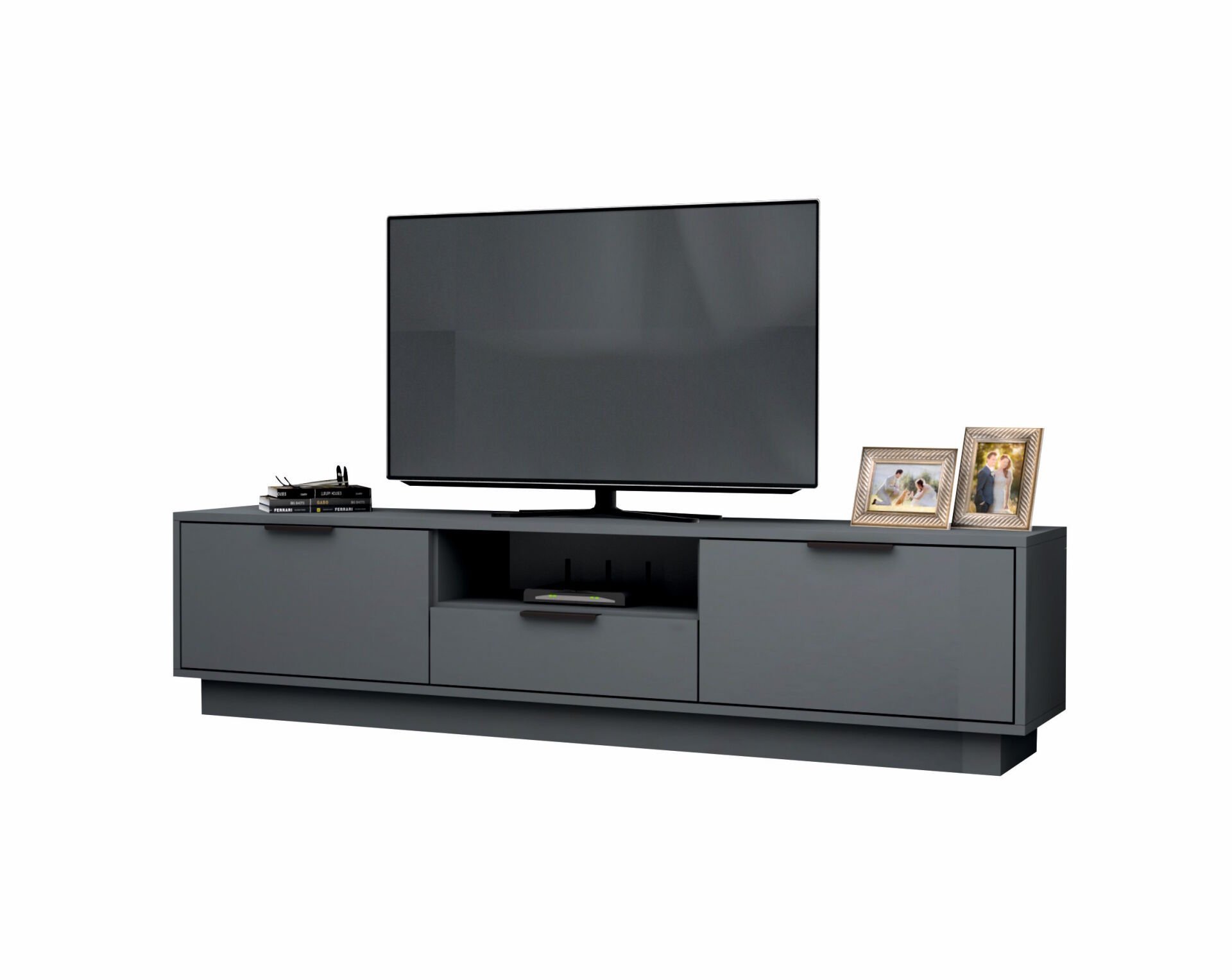 Mensa Tv Ünitesi 180 cm Koyu Gri