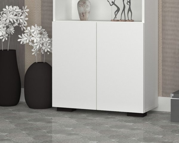 Dmodül Duru Çok Amaçlı Dolap 75 cm Beyaz