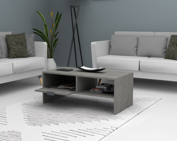 Dmodül Touch Orta sehpa 100 cm Retro Gri