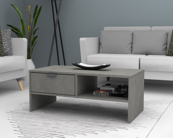 Dmodül Touch Orta sehpa 100 cm Retro Gri