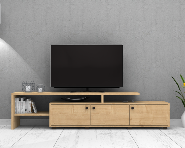 Kant Tv Ünitesi 197 cm Meşe
