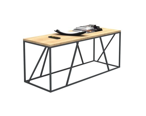 Dream Metal Ayaklı Orta Sehpa 120cm Meşe