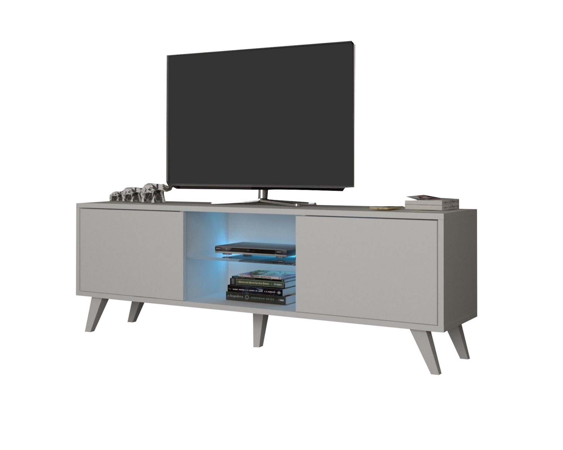 Dmodül Pronto Led Aydınlatmalı Tv Ünitesi 150 cm Beyaz