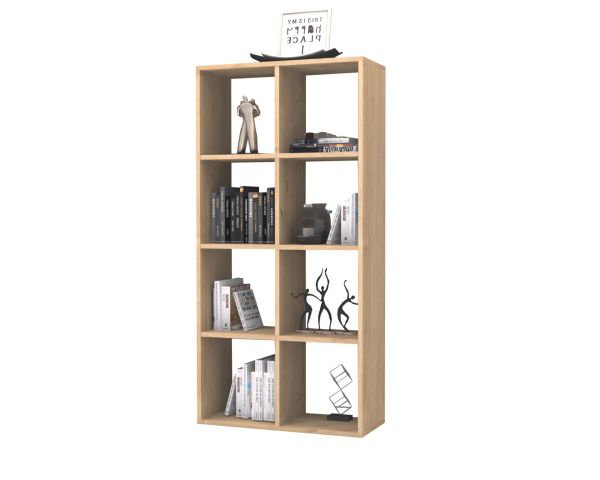 Dmodül Anser Dekoratif Kitaplık 70 cm Meşe