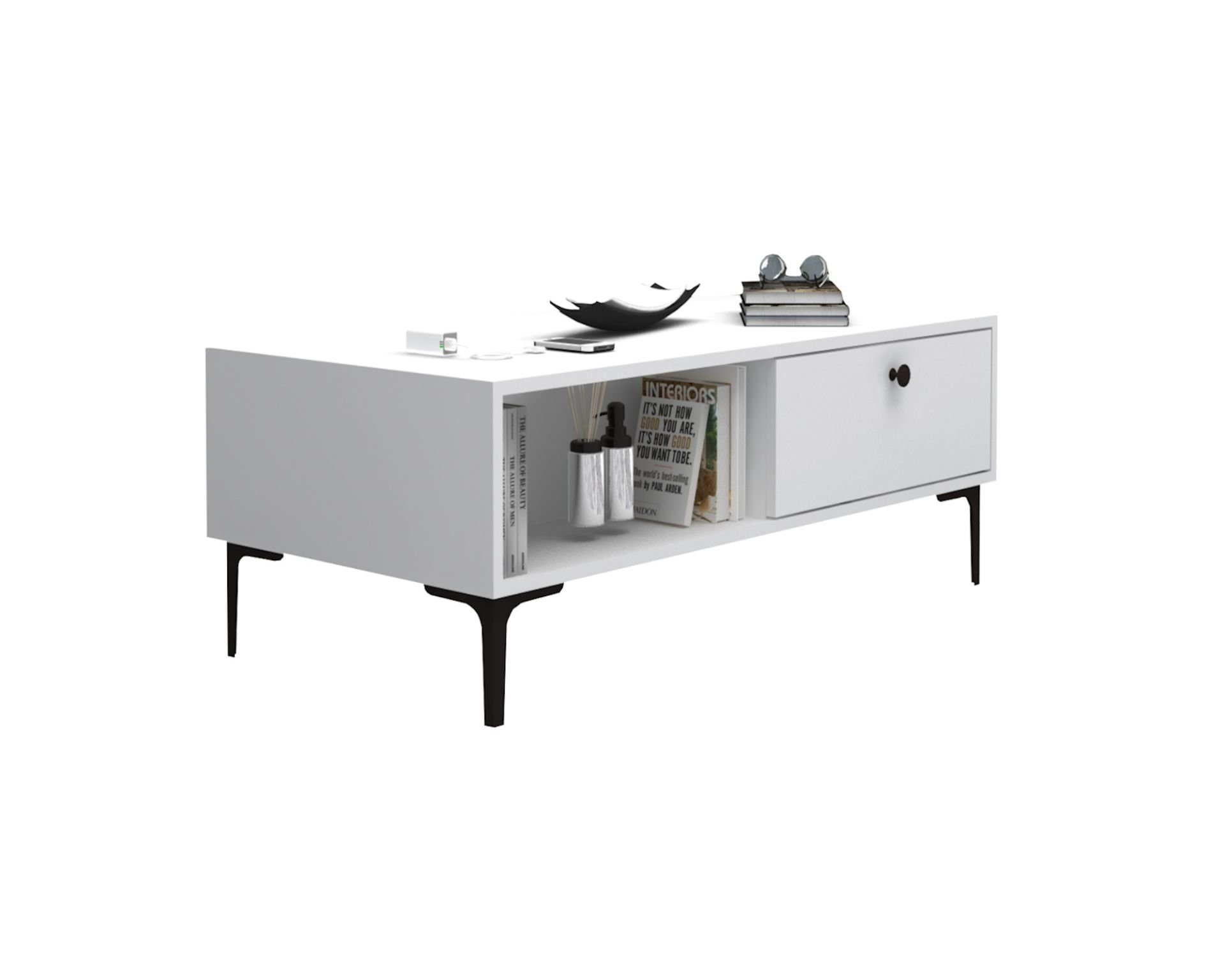 Dmodül Seles Orta Sehpa Beyaz