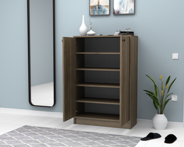 Dmodül Sirius Ayakkabılık 80 cm Ceviz Derinlik 35 cm