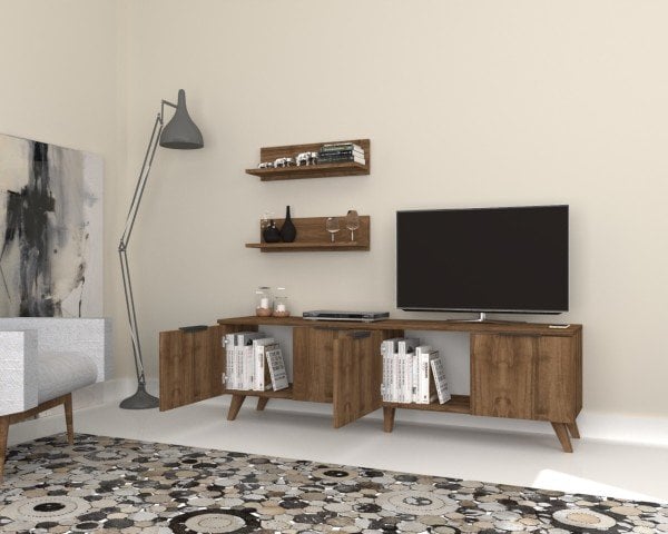 Dmodül Mast Tv Ünitesi 160 cm Ceviz