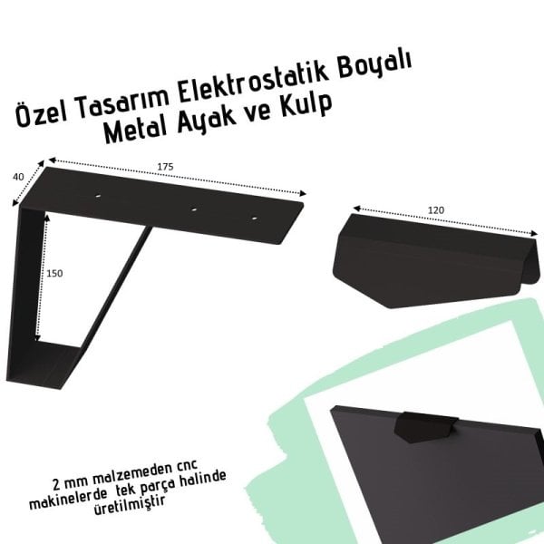 Dmodül Jasmine Tv Ünitesi 170 cm Beyaz-21