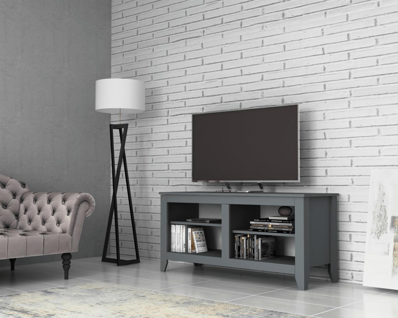 Dmodül Store Tv Ünitesi 135 cm Gri