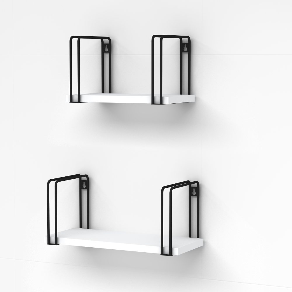 Dmodül Best Beyaz Dekoratif Modern Duvar Rafı