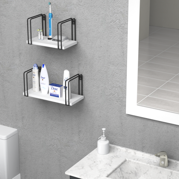 Dmodül Best Beyaz Dekoratif Modern Duvar Rafı