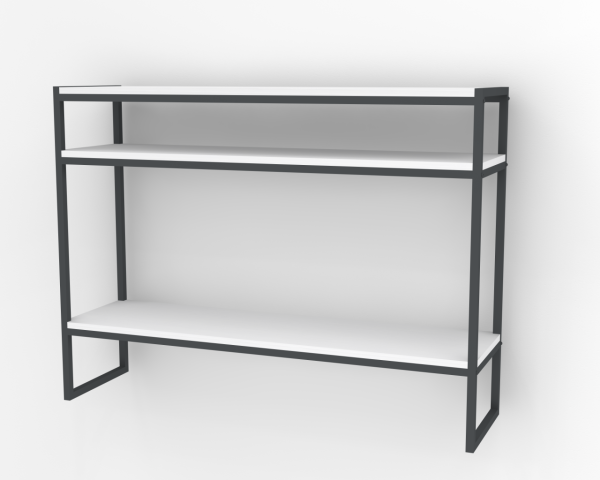 New Smart Dresuar Konsol Masa 120cm Retro Beton Gri