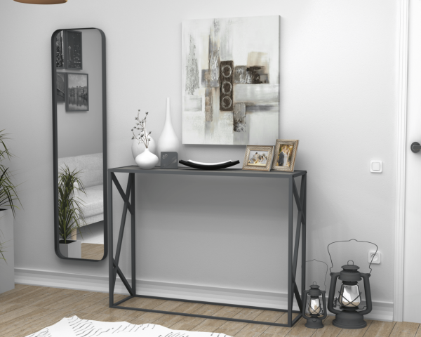 Free Dresuar Konsol Masa 120cm Retro Beton Gri