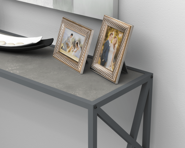 Free Dresuar Konsol Masa 120cm Retro Beton Gri