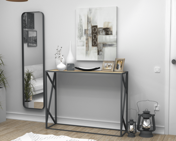 Free Dresuar Konsol Masa 120cm Safir Meşe