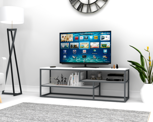 Wind Tv Sehpa 150cm Wood Beyaz