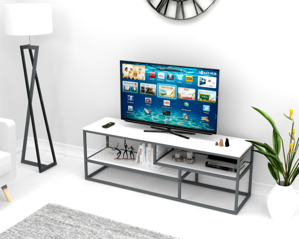 Wind Tv Sehpa 150cm Wood Beyaz