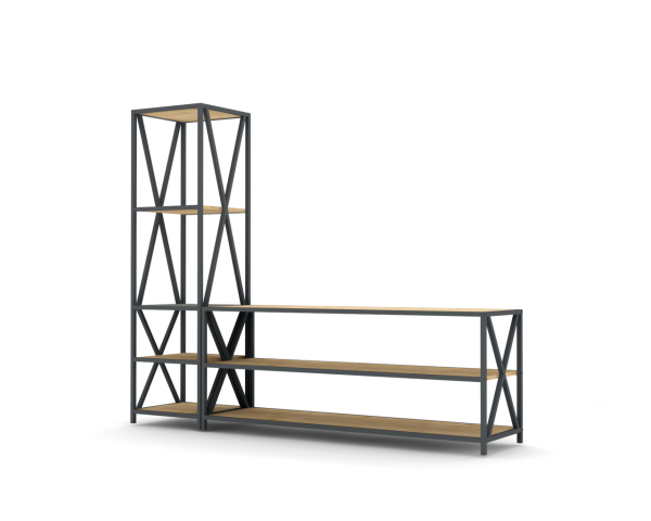 Madrid Tv Sehpa 195cm Safir Meşe